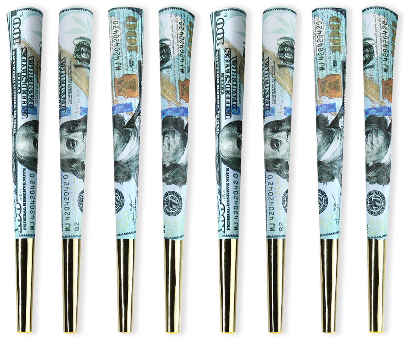 Benjamin $100 Bill Ocho Pack